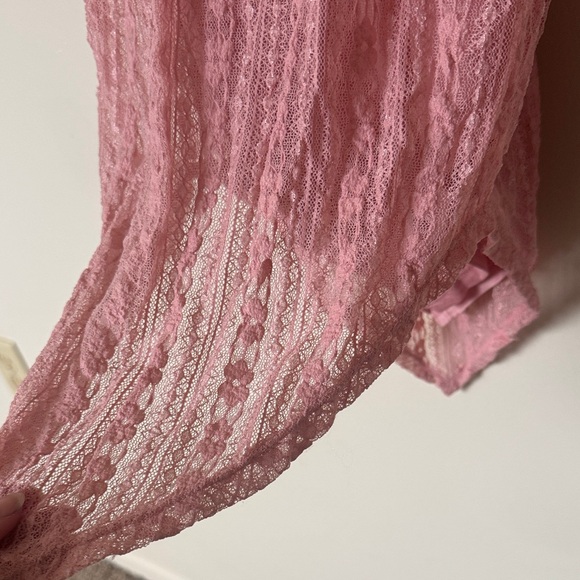 Chic Asymmetrical Pink Dress - Picture 3 of 5